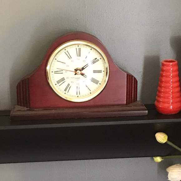 Accents Small Wooden Shelf Clock Poshmark